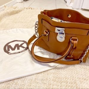Michael Kors Brown Leather Satchel
